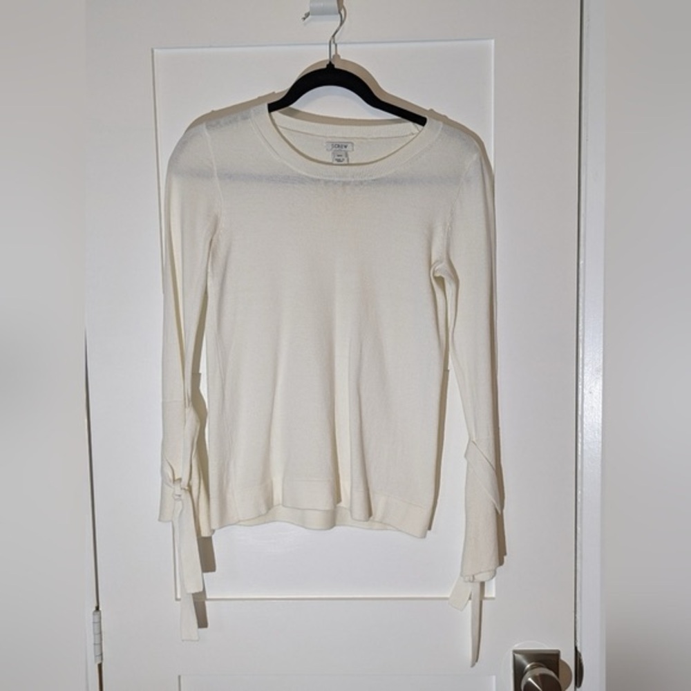 J.Crew Long Sleeve White Top